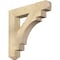 Ekena Millwork Merced Craftsman Rough Sawn Bracket, Douglas Fir, 4"W x 24"D x 24"H BKT04X24X24MRC04RDF - alternate 1